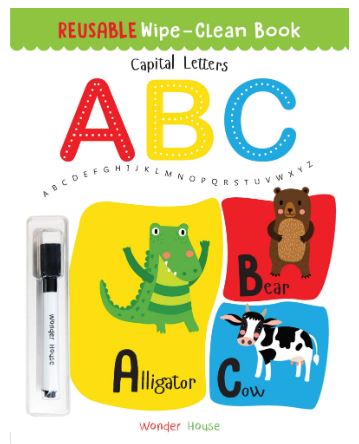 Reusable Wipe And Clean Book – Capital Letters